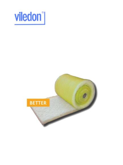Viledon® 400-120 400 Paint Arrestor Roll, 20 in W x 2-1/2 in D x 100 ft H, 22 g Fiberglass Media