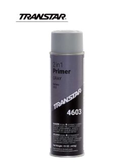 TRANSTAR® 4603 2 in 1 Primer, 20 oz Aerosol Can, Gray, 15 to 20 min Dry Curing