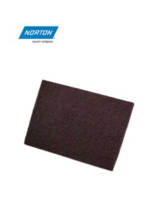 Norton® Bear-Tex® 58000 Non-Woven Perforated Scuff Pad, 6 in W x 9 in L