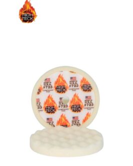 High Teck™ 723 Compounding Pad, 8 in Dia x 1 in in THK, White, Open Cell Foam