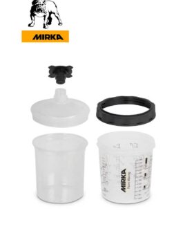 Paint Cup System 650ml, Filter Lid 125µm, 50/Pack