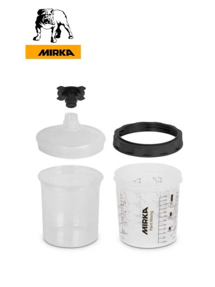 Paint Cup System 650ml, Filter Lid 125µm, 50/Pack