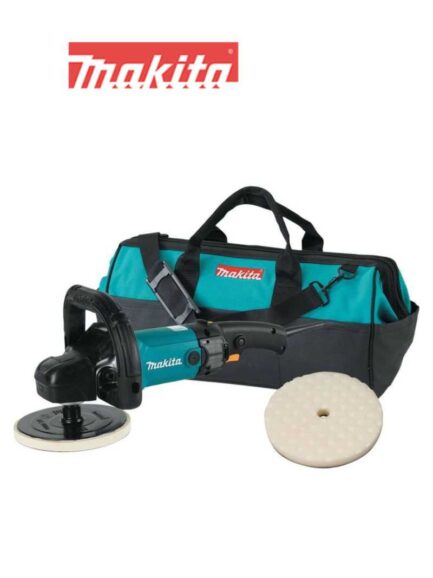Makita® 9237CX2 Corded Electric Polisher And Sander Kit, 7 in Dia Pad, 5/8-11 Arbor, 0 to 3200 rpm, Electric Power