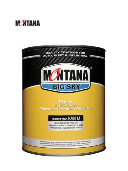 Montana Big Sky™ EZ601A-G High Build Fast Drying Urethane Primer, 1 gal Can, Gray, 534 g/L VOC