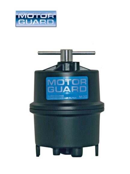Motor Guard M-30 Submicronic Compressed Air Filter, 1/4 in NPT Port, 45 cfm, 0.01 micron, 175 deg F, 125 psi