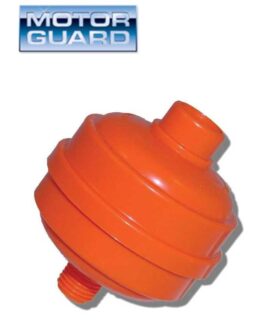 MOTOR GUARD D-12-1 Disposable Spray Gun Filter, 1/4 in FNPT x 1/4 in MNPT Port, 30 cfm, 0.1 micron, 32 to 120 deg F