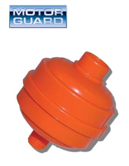 MOTOR GUARD D-12-1 Disposable Spray Gun Filter, 1/4 in FNPT x 1/4 in MNPT Port, 30 cfm, 0.1 micron, 32 to 120 deg F