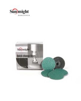 Sunmight 00202 Closed Coated Quick Change Disc, 2 in, P36 Grit, Alumina Zirconia, Roloc Attachment