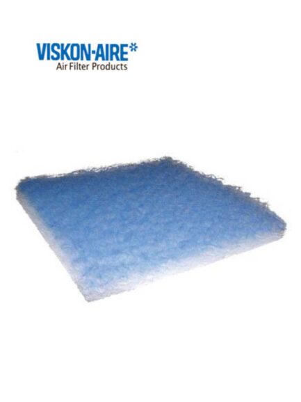 Viskon-Aire 017-241 36"W x 100 (FT) x 2.5"D Series 107 X Paint Arrestor (Roll), Blue Tint