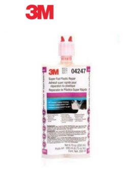 3M™ Duramix™ 04247 Super Fast Plastic Repair, 200 mL Duo-Pak Cartridge, Viscous, Clear, 1 to 4 hr Curing