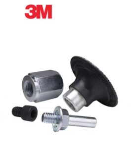 3M™ 05539 Round Disc Pad Assembly, 2 in Dia, 1/4 in – 20 TPI Arbor, Roloc™ TR Attachment