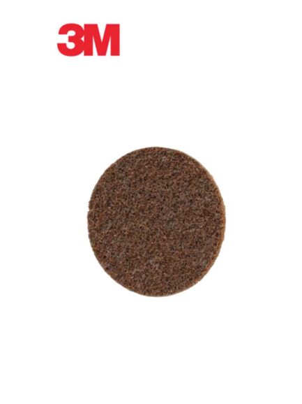 Scotch-Brite™ 07485 No Hole Non-Woven Surface Conditioning Disc, 3 in Dia, Coarse Grade, Aluminum Oxide Abrasive