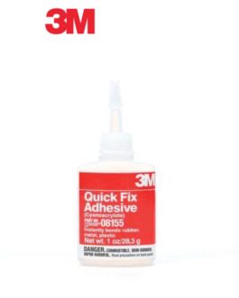 3M™ 08155 1-Component General Purpose Quick Fix Adhesive, 1 oz Bottle, Thin Fluid, Clear, 1 min Curing