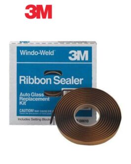 3M™ Windo-Weld™ 08610 Round Ribbon Sealer, 1/4 in x 15 ft Roll, Paste, Black