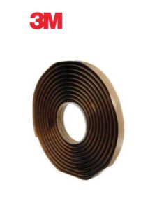 3M™ Windo-Weld™ 08611 Round Ribbon Sealer, 5/16 in x 15 ft Roll, Paste, Black