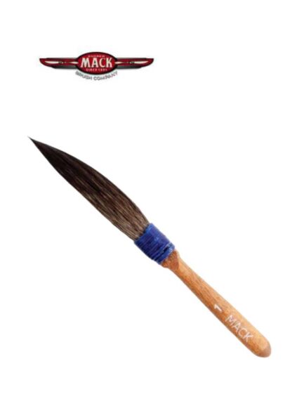 ANDREW MACK 10-0 10 Series Squirrel Hair Sword Pinstriping Brush, #0 Brush
