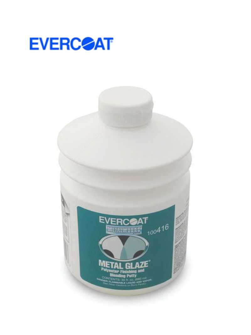 EVERCOAT® METAL GLAZE® 100416 Polyester Finishing and Blending Putty, 30 oz Pump, Thixotropic Liquid