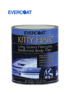 EVERCOAT® KITTY HAIR® 100869 Long Strand Fiberglass Reinforced Body Filler, 1 gal Can, Paste, Long Strand