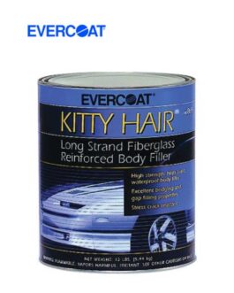 EVERCOAT® KITTY HAIR® 100869 Long Strand Fiberglass Reinforced Body Filler, 1 gal Can, Paste, Long Strand