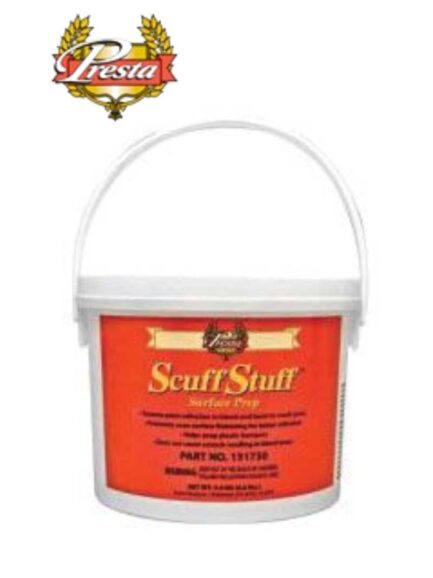 Presta Scuff Stuff® 131730 Pre-Paint Surface Preparation, 6.6 lb Pail, Gray