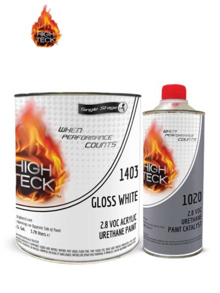 High Teck™ 1403-1 Series 1400 Acrylic Urethane Factory Pack 2K Single Stage Paint, 1 gal, White