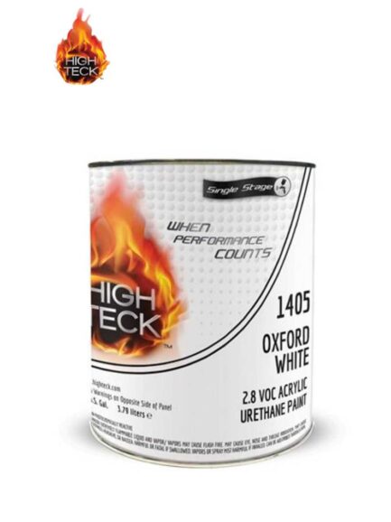 High Teck™ 1405-1 Series 1400 Acrylic Urethane Factory Pack 2K Single Stage Paint, 1 gal, Oxford White