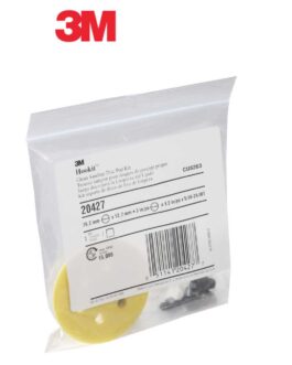 3M™ 20427 Clean Sanding Disc Pad Kit, 3 in Dia, 5/16-24 Internal Arbor/Shank, Foam, 6 Holes