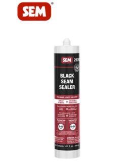 SEM® 29392 2900 1-Component Seam Sealer, 10.1 fl-oz Tube, Liquid, Black, 1K Component, 24 hr at 70 deg F Curing