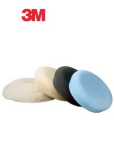 Perfect-It™ 30045 Single Sided Paint Finishing Pad Kit, 4 in Dia, Hook and Loop Attachment, Foam Pad