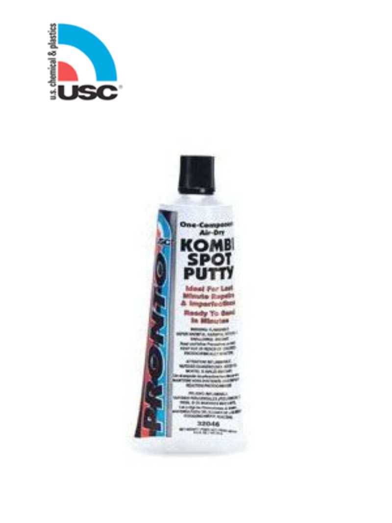 USC® PRONTO™ 32046 Kombi Spot Putty, 5 oz Tube, Paste/Gel