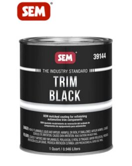 Trim Black 39144 Trim Paint, 1 qt, Black, 5 to 10 min Curing, Liquid