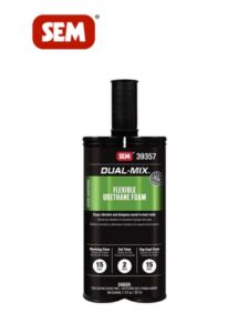 Dual-Mix™ 39357 Flexible Urethane Foam, 7 oz Cartridge, Liquid, Black, 15 sec at 70 deg F Application