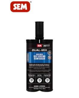 Dual-Mix™ 39777 High-Build Self Leveling 2-Component Seam Sealer, 7 oz Cartridge, Liquid, Gray
