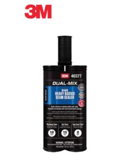 Dual-Mix™ 40377 Heavy Bodied 2-Component Seam Sealer, 7 oz Cartridge, Liquid, Black, 1 hr at 70 deg F Curing