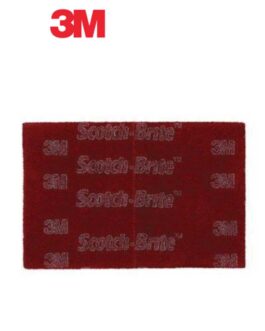 Scotch-Brite™ 64926 Non-Woven Hand Pad, 6 in W x 9 in L, A Very Fine Grade, Maroon