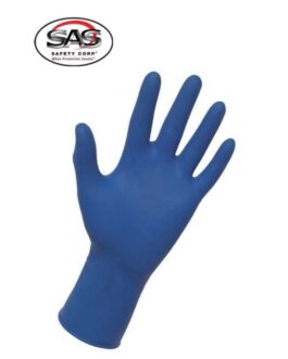 SAS® Thickster® 6604 Ultra Thick Disposable Gloves, X-Large, Natural Rubber Latex, Blue