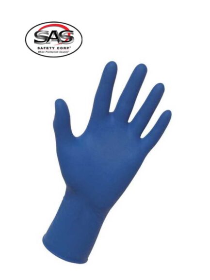 SAS® Thickster® 6604 Ultra Thick Disposable Gloves, X-Large, Natural Rubber Latex, Blue
