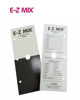 E-Z Mix® 79000 Color Match Card, Black And White