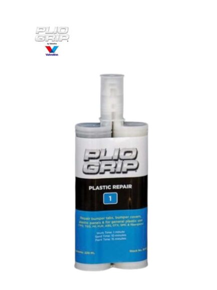 PLIOGRIP® Plastic Repair 1 8049 Plastic Repair, 220 mL Cartridge, Beige (Part A), Black (Part B)
