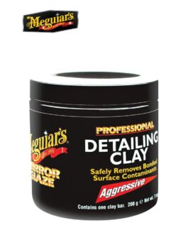 Meguiar’s® Mirror Glaze® C2100 Professional Detailing Clay, 200 g Clay Bar, Red, Solid, 1:1 Mixing