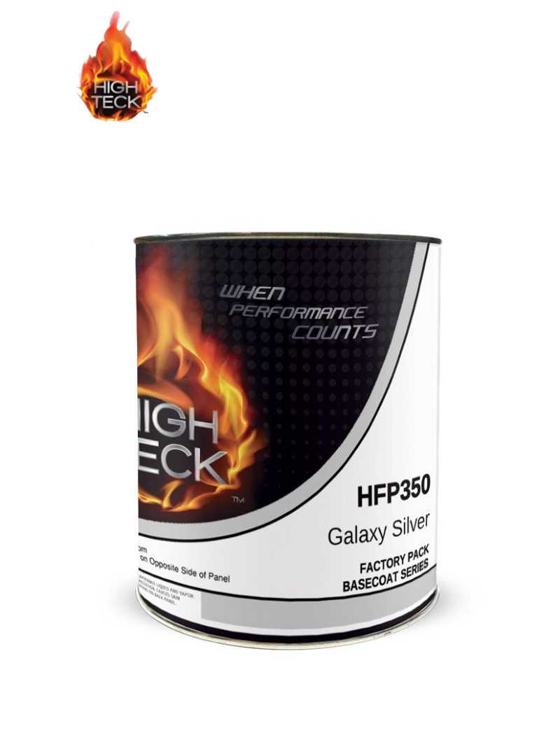 High Teck™ HFP350-1 Series HFP National Rule Urethane Basecoat, 1 gal, Galaxy Silver, 6.8 lb/gal VOC