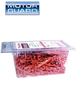 MOTOR GUARD J20014 Draw Pin, 2 mm Dia, Steel, Copper-Coat