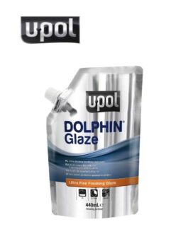 U-POL® DOLPHIN™ UP0714 Premium Self-Leveling Finishing Glaze, 14.8 fl-oz Soft Filler Bag, Viscous Liquid